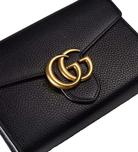 gucci gg marmont chain wallet in beige|gucci mini wallet on chain.